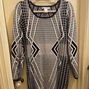 Say What? black and White dress.